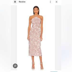 Revolve Elliatt vine dress in mauve size xs